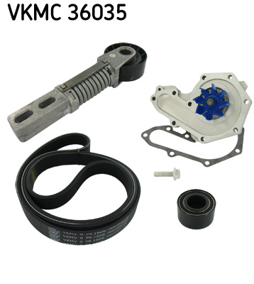 SKF Hosszbordásszíjkészlet vízpumpával VKMC36035_SKF